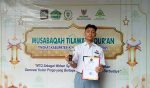 Aji, Siswa Mansaku Juara 1 Tahfidz 30 Juz Putra MTQ Tingkat Kabupaten Kulon Progo Tahun 2025