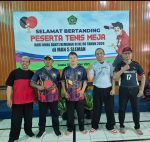 Guru dan Pegawai Mansaku Wakili Kemenag Kulon Progo dalam Lomba Tenis Meja HAB Ke-80